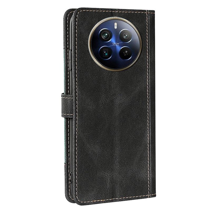 Bőrtok Realme 12 Pro / 12 Pro Plus Virágos Kivitel