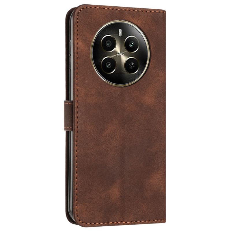 Fliptok Realme 12 Pro / 12 Pro Plus Háromszögek Minta