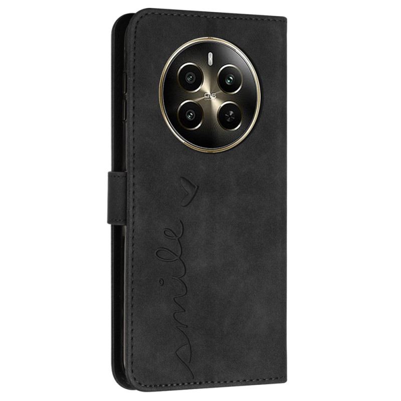 Fliptok Realme 12 Pro / 12 Pro Plus Mosolyogj Lanyardra