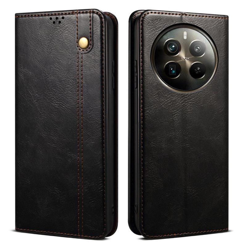 Fliptok Realme 12 Pro / 12 Pro Plus Viaszított Műbőr