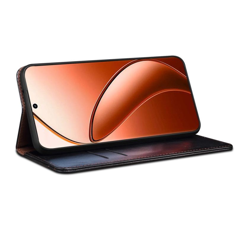 Fliptok Realme 12 Pro / 12 Pro Plus Viaszított Műbőr