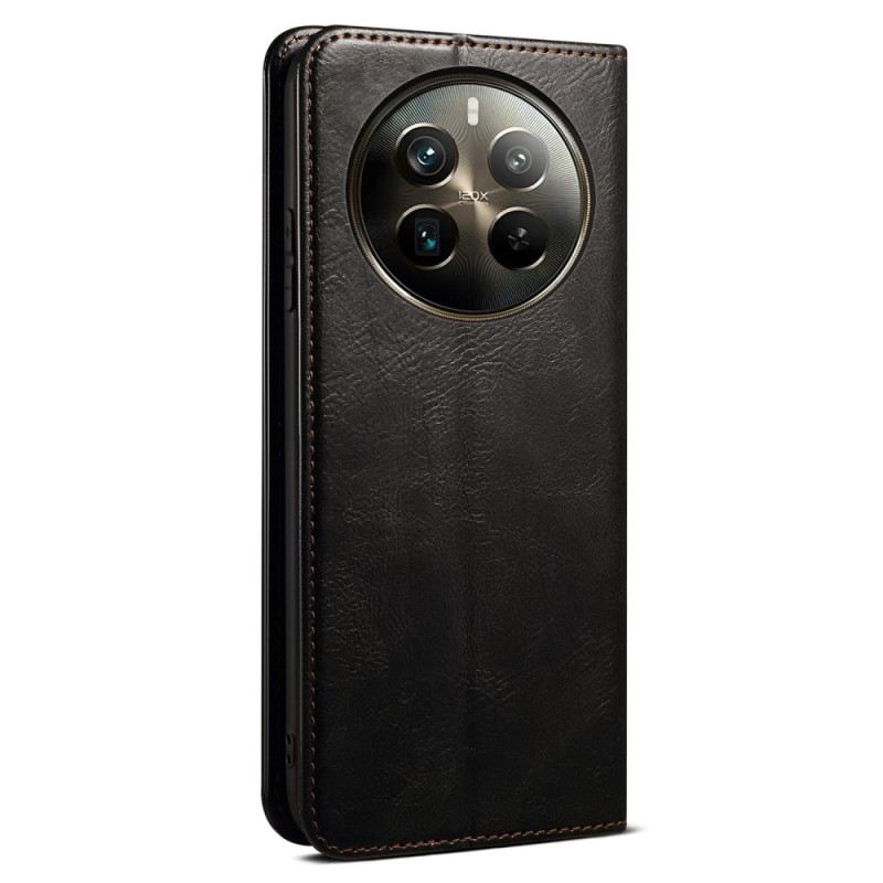 Fliptok Realme 12 Pro / 12 Pro Plus Viaszított Műbőr