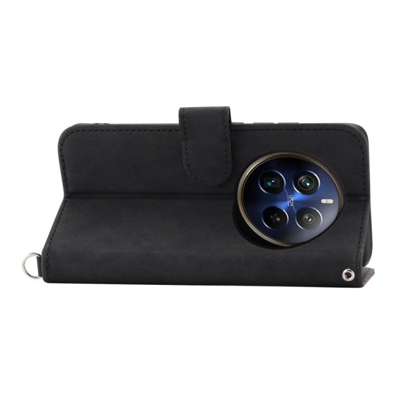 Fliptok Realme 12 Pro / 12 Pro Plus Virágos Szíj És Vállpánt