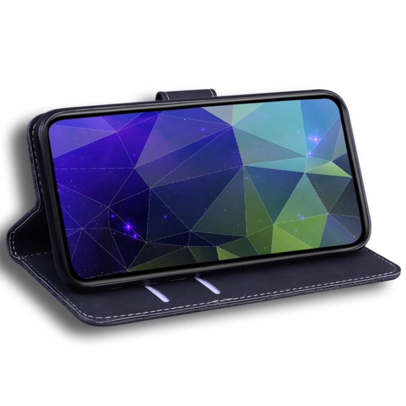 Kinyitható Bőrtok Realme 12 Pro / 12 Pro Plus Bőrhatás