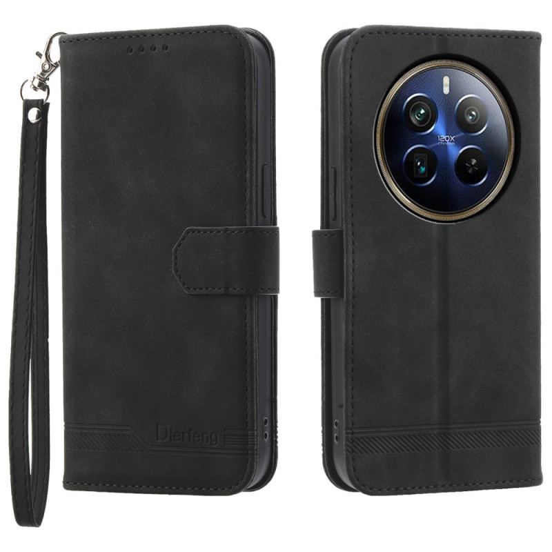 Kinyitható Bőrtok Realme 12 Pro / 12 Pro Plus Dierfeng