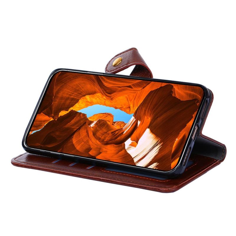 Kinyitható Bőrtok Realme 12 Pro / 12 Pro Plus Elülső Érmepénztárca