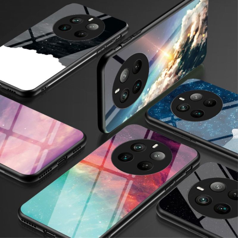 Mobiltelefon Tokok Realme 12 Pro / 12 Pro Plus Csillagos Égbolt Edzett Üveg