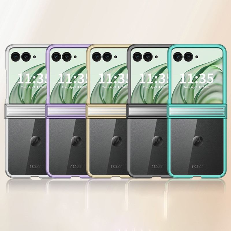 Telefontok Motorola Razr 50 Ultra Átlátszó Fém Hatású Felni