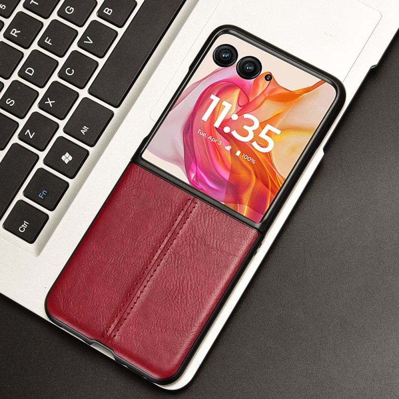Tok Motorola Razr 50 Ultra Couture Leather Effect
