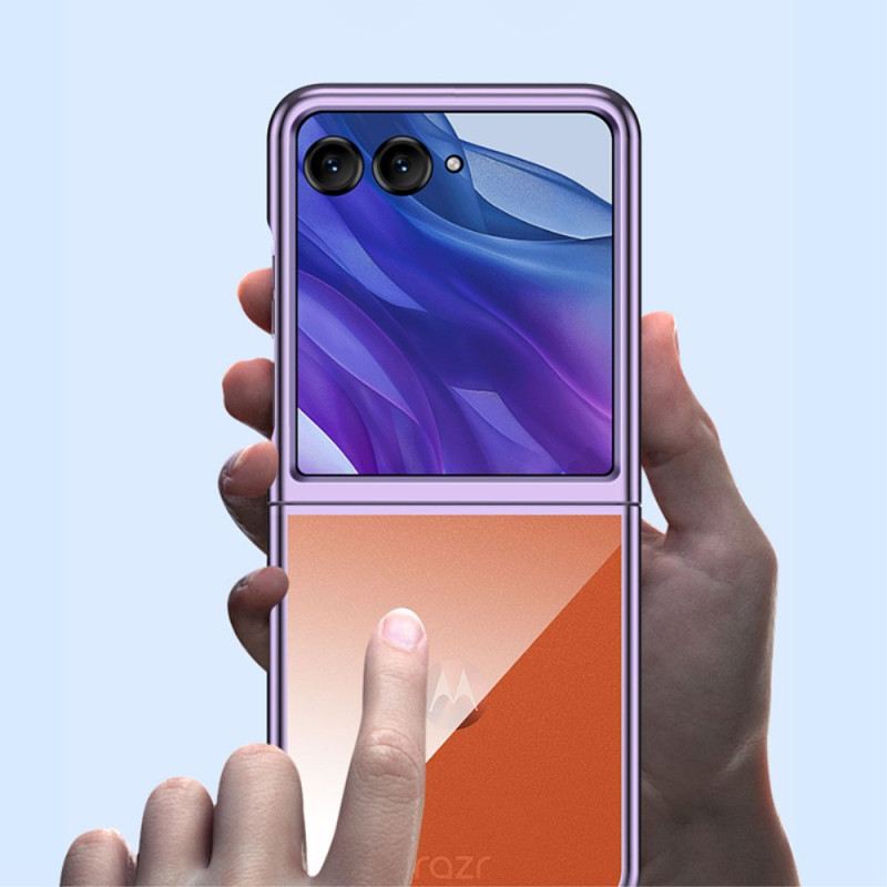 Tok Motorola Razr 50 Ultra Galvanizált És Átlátszó Keret