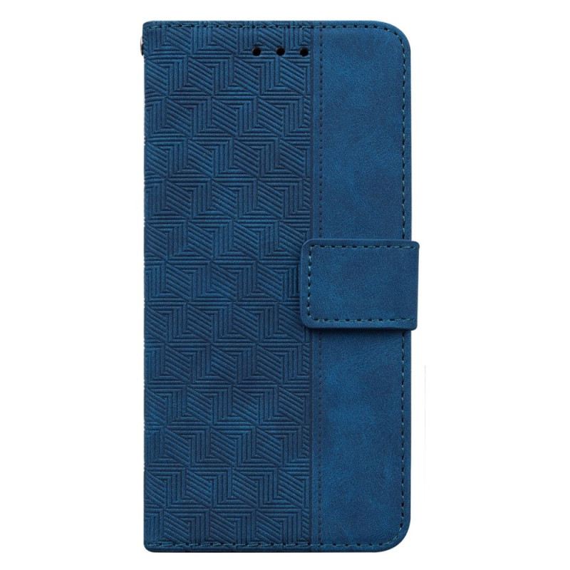 Fliptok Moto G73 5G szíjjal Pántos Minta