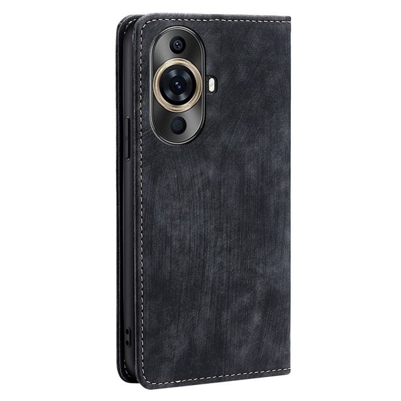 Fliptok Huawei Nova 11 Pro Vintage Effektus Rfid Blokkolással