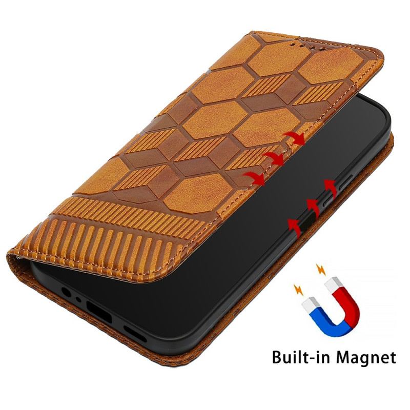 Fliptok / Bőrtok Samsung Galaxy A54 5G Labdarúgás Minta