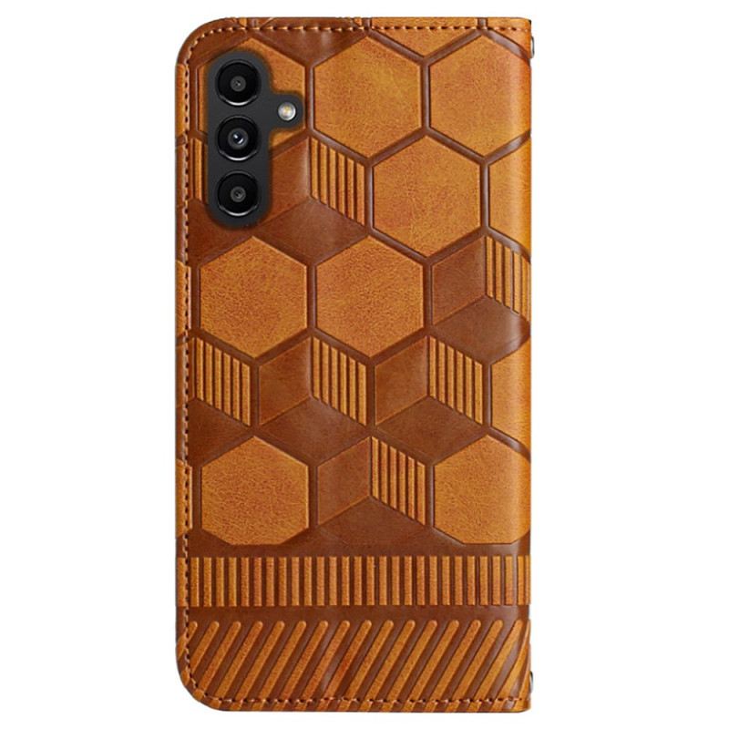 Fliptok / Bőrtok Samsung Galaxy A54 5G Labdarúgás Minta