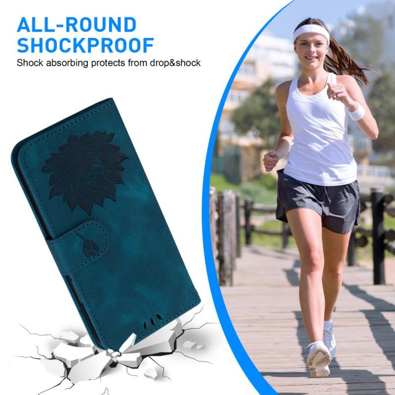 Bőrtok Realme C63 Lotus