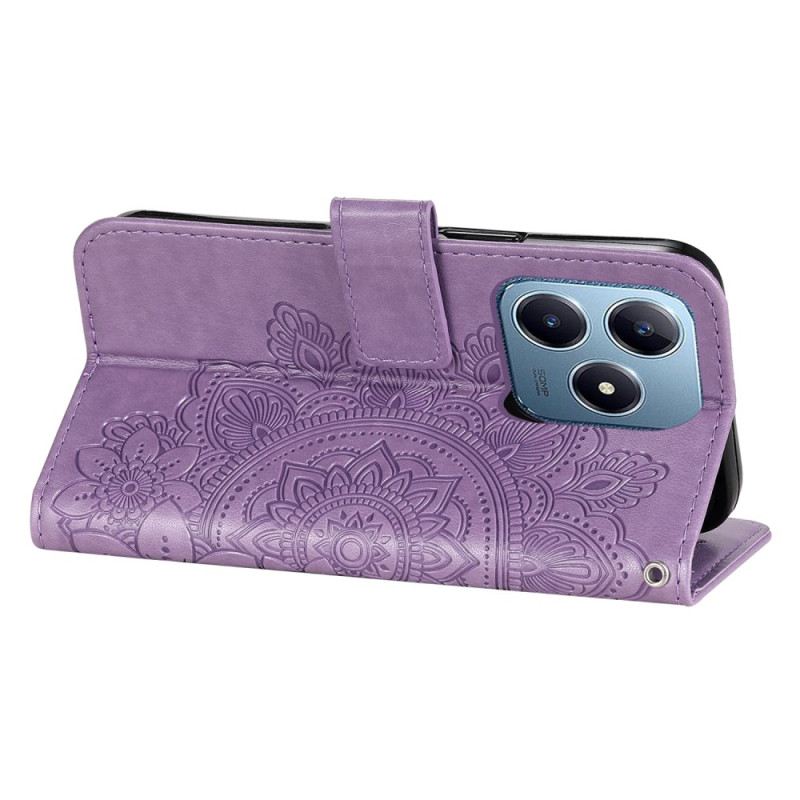 Bőrtok Realme C63 Mandala Minta