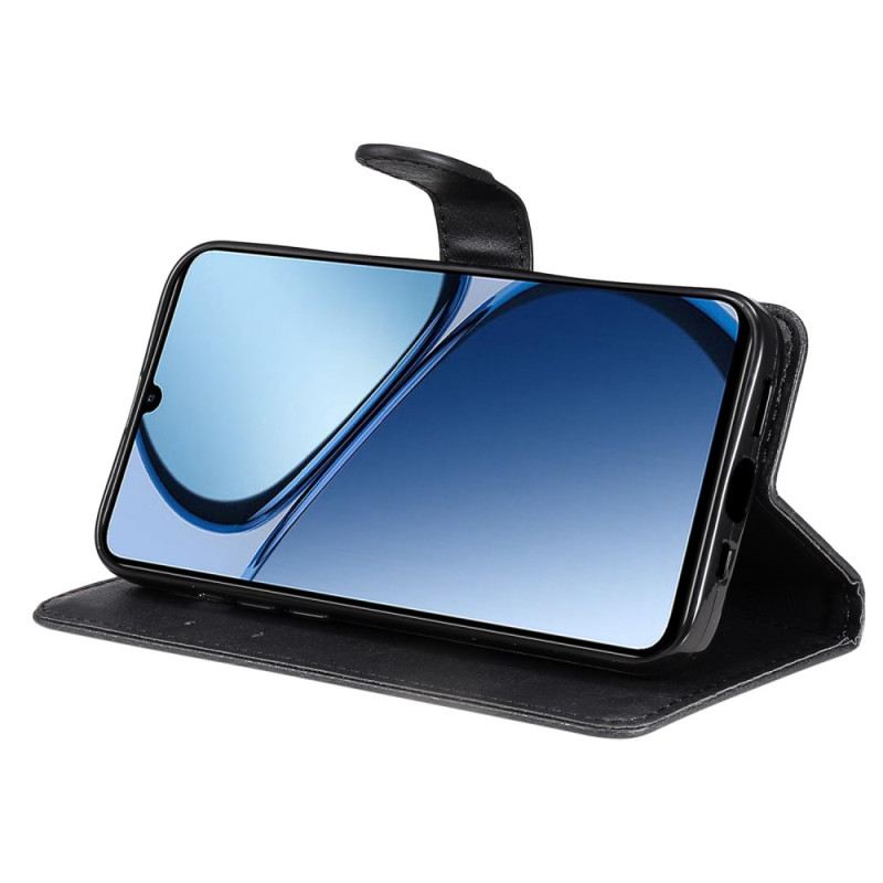 Fliptok Realme C63 Egyszínű Műbőr