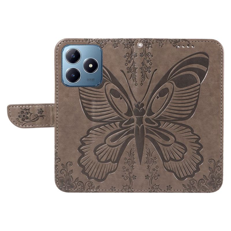 Kinyitható Tokok Realme C63 Grafikus Pillangó