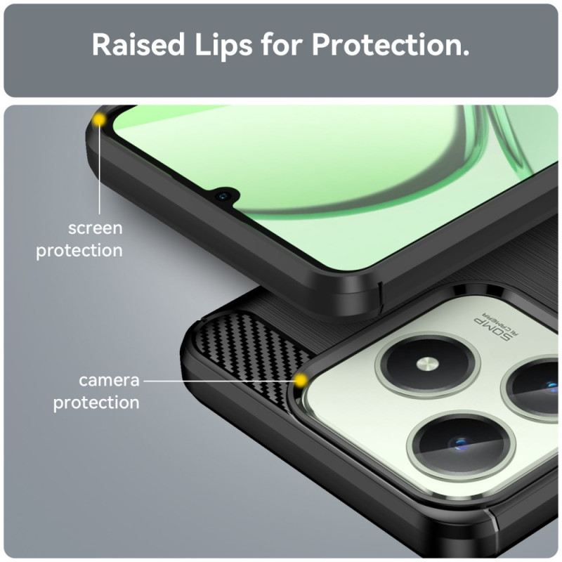 Tok Realme C63 Szálcsiszolt Szénszálas