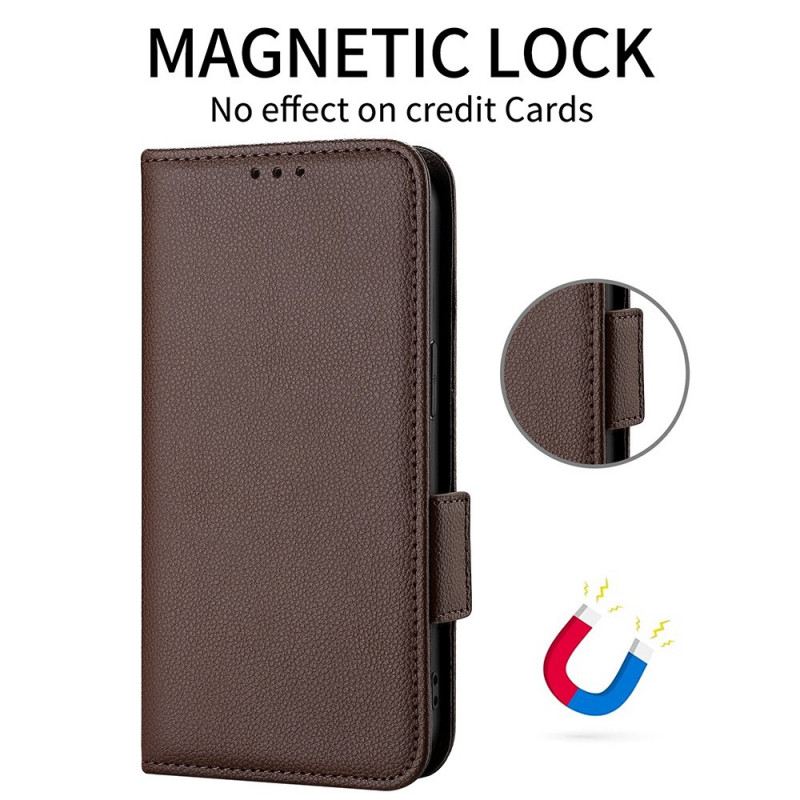 Fliptok / Bőrtok Xiaomi Redmi Note 11 / 11S Licsi Textúra
