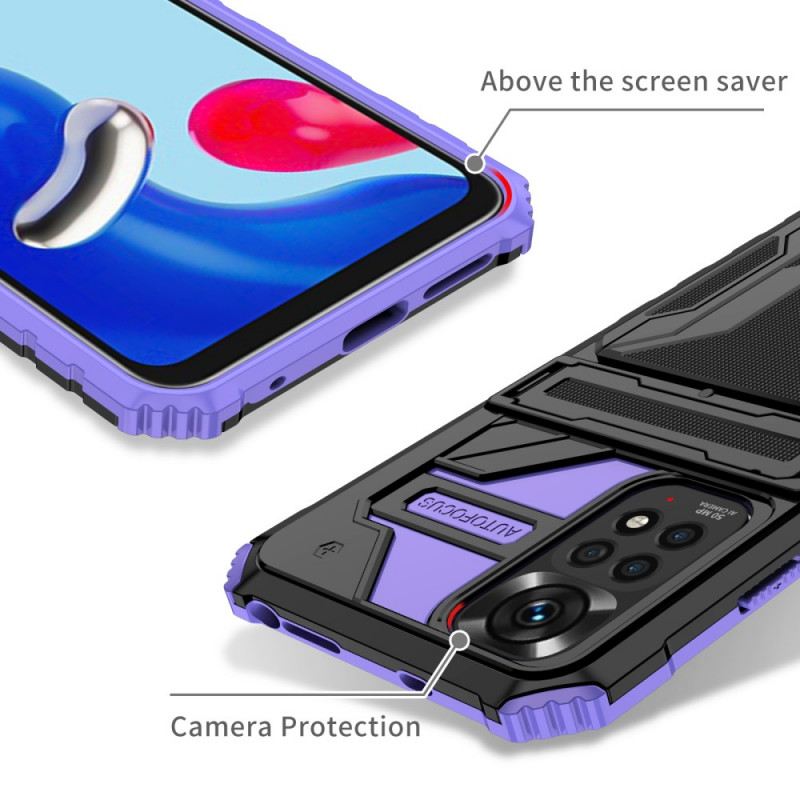 Tok Xiaomi Redmi Note 11 / 11S Cipzáras Kártyatartó És Állvány