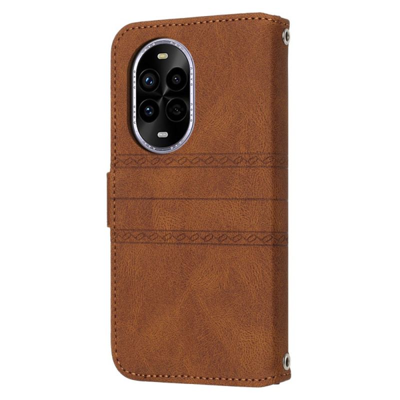 Bőrtok Huawei Nova 13 Pro Dupla Fríz