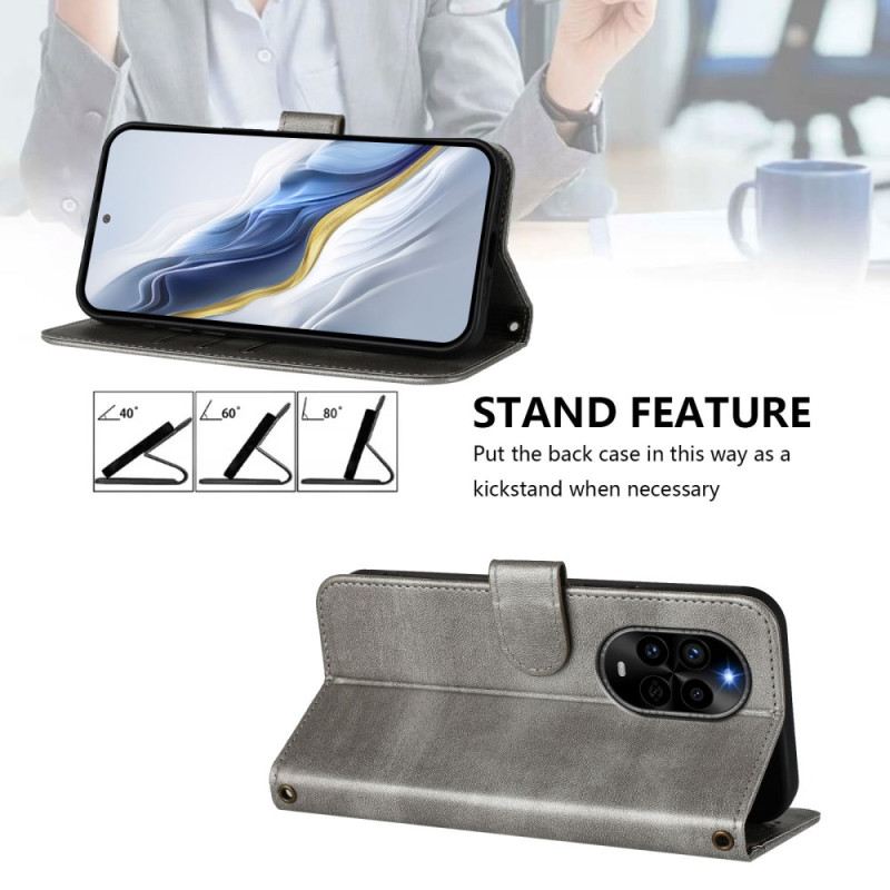 Bőrtok Huawei Nova 13 Pro Vintage Dizájn