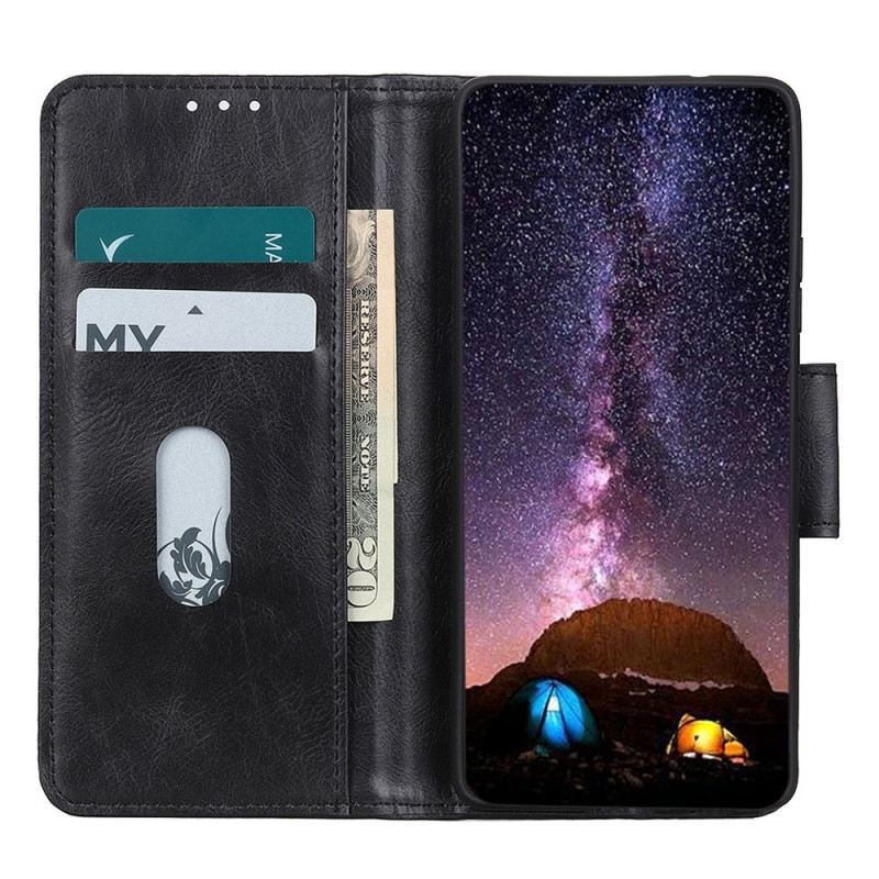Fliptok / Bőrtok Xiaomi Redmi Note 12 4G Stílusú. Megfordítható Bőr Csat