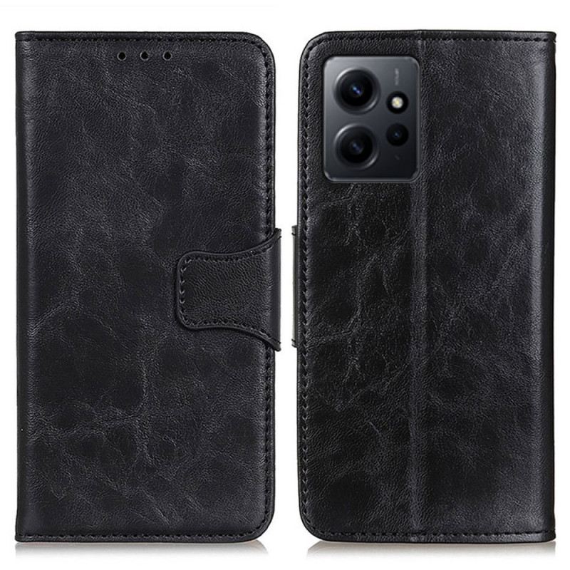Kinyitható Tokok Xiaomi Redmi Note 12 4G Hasított Bőr Megfordítható Kapocs