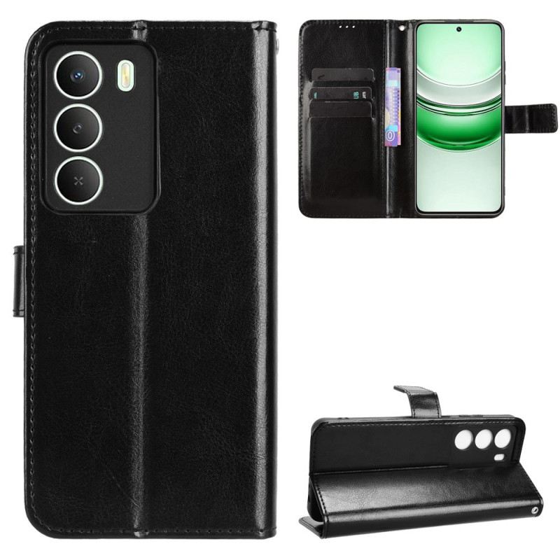 Bőrtok Realme 14x 5g Feltűnő Műbőr