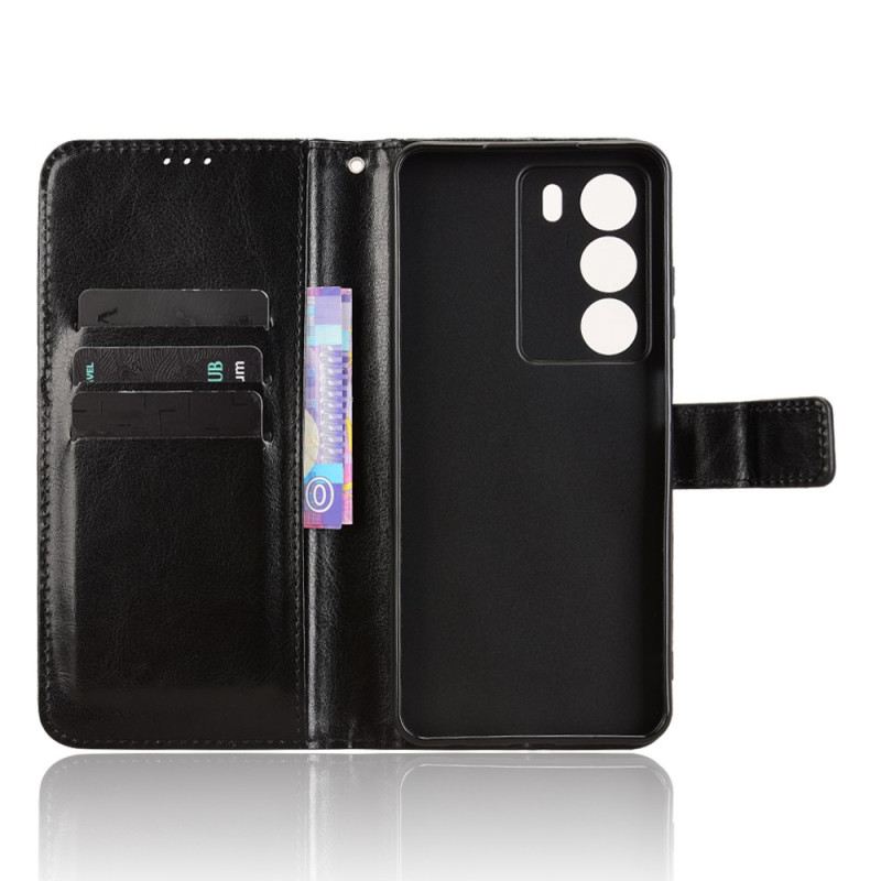 Bőrtok Realme 14x 5g Feltűnő Műbőr