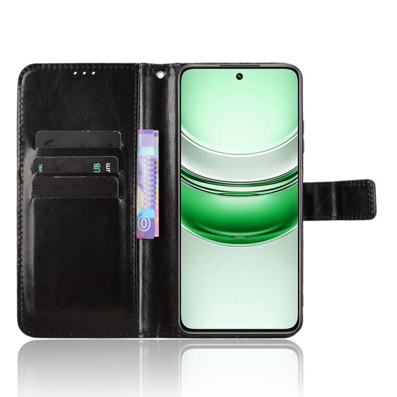 Bőrtok Realme 14x 5g Feltűnő Műbőr