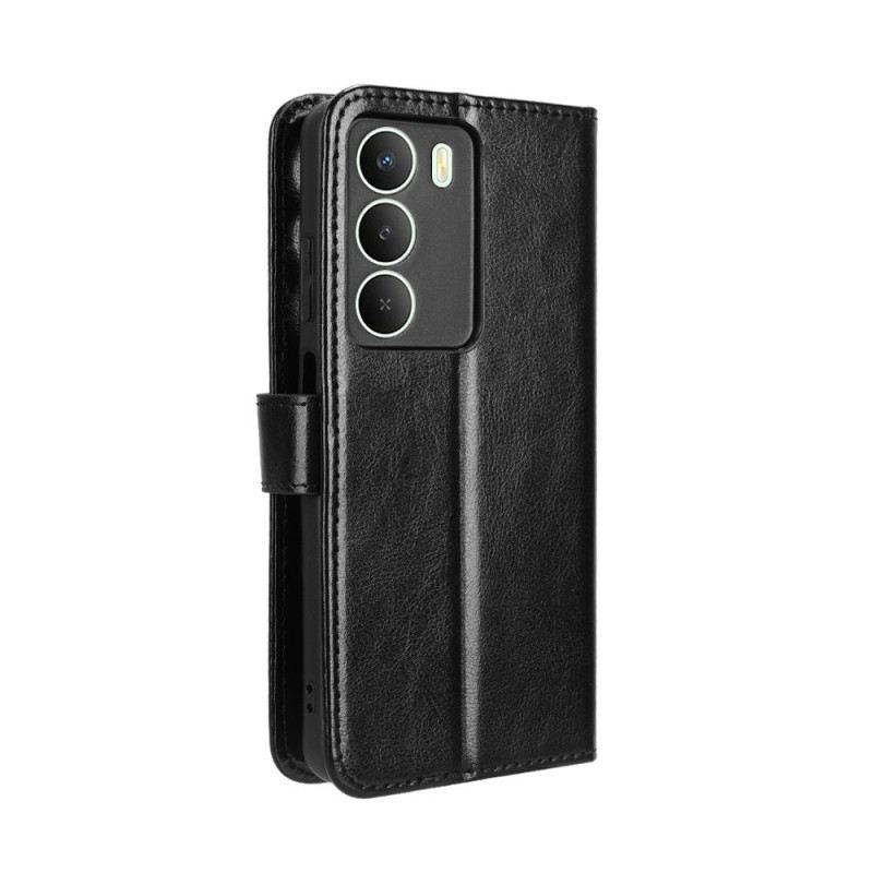 Bőrtok Realme 14x 5g Feltűnő Műbőr