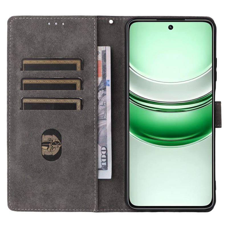 Bőrtok Realme 14x 5g Rfid-védelemmel Ellátott Műbőr