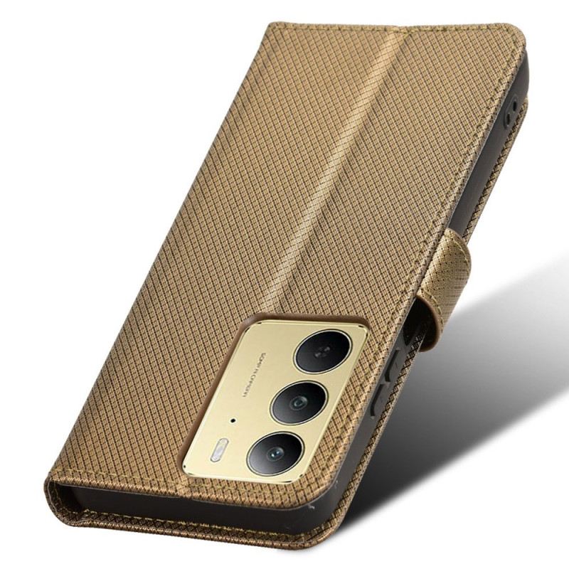 Fliptok Realme 14x 5g Pántos Varrás