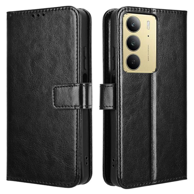 Kinyitható Bőrtok Realme 14x 5g Feltűnő Műbőr