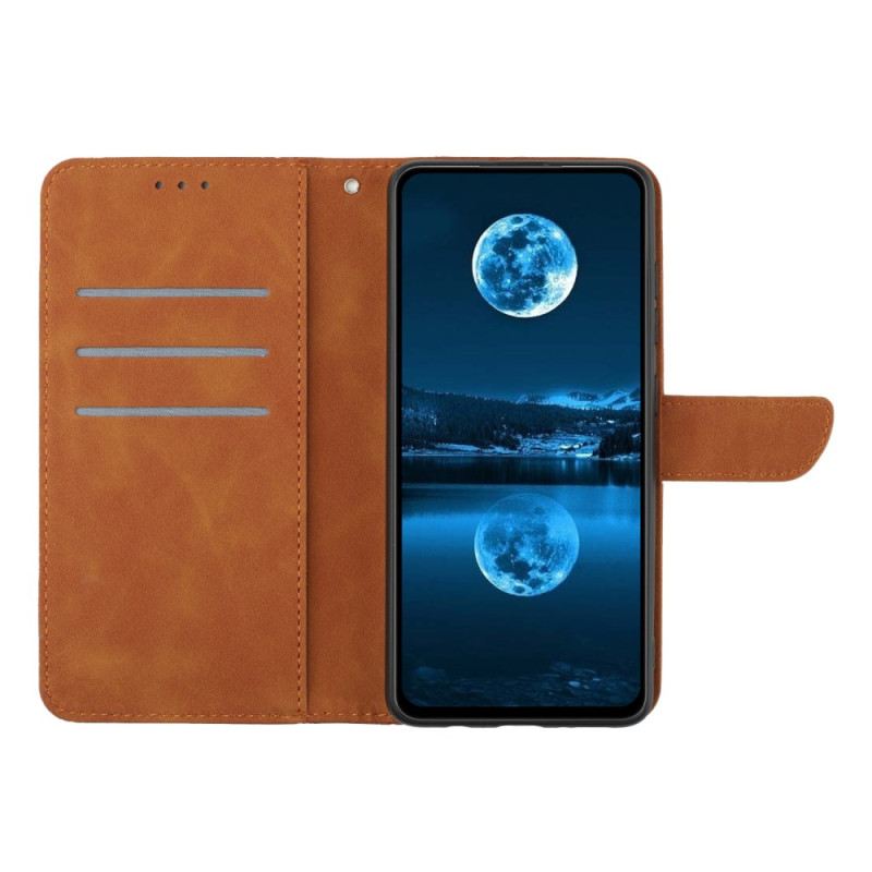 Kinyitható Tokok Realme 14x 5g Csíkos És Mintás