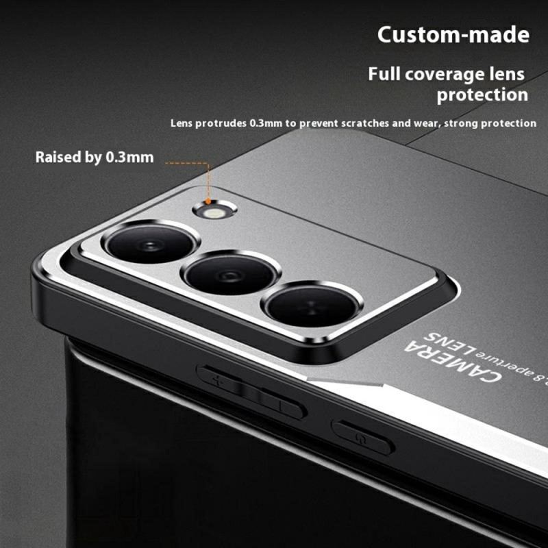 Mobiltelefon Tokok Realme 14x 5g Fémhatású