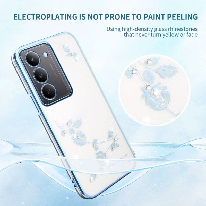 Tok Realme 14x 5g Kadem Virágdíszek És Strasszok