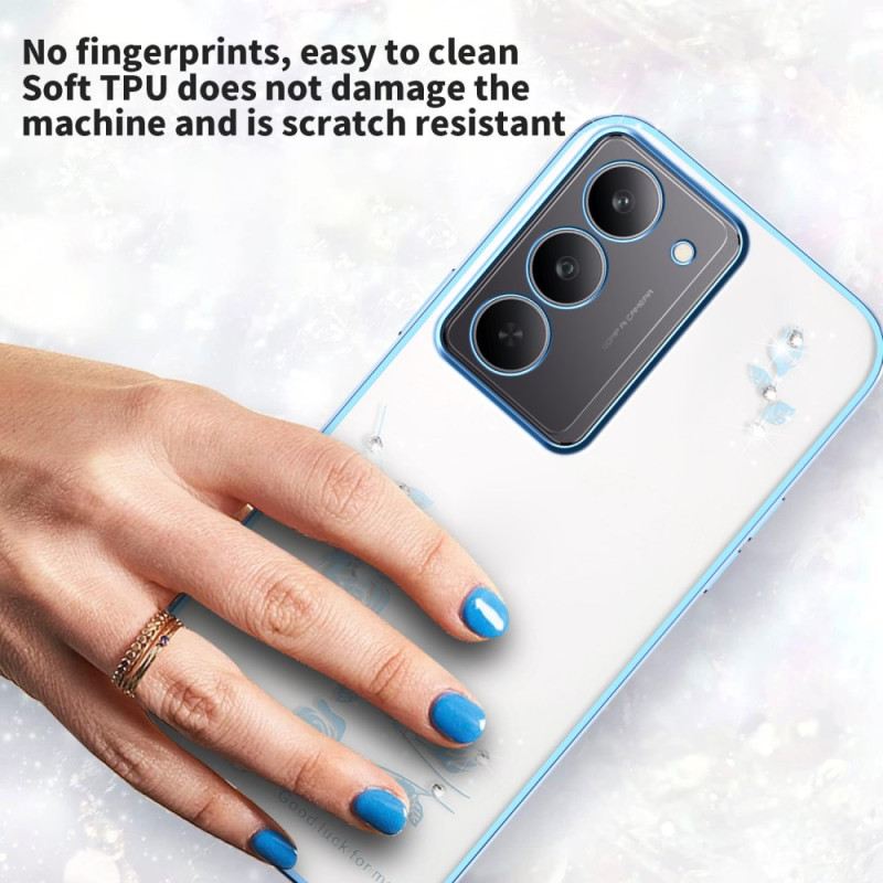 Tok Realme 14x 5g Kadem Virágdíszek És Strasszok