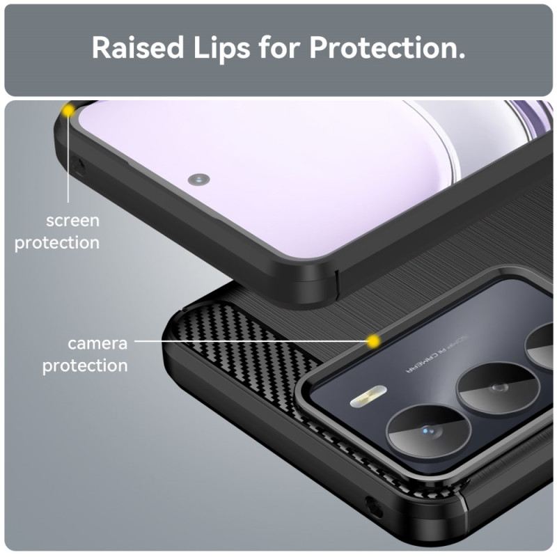 Tok Realme 14x 5g Szálcsiszolt Szénszál