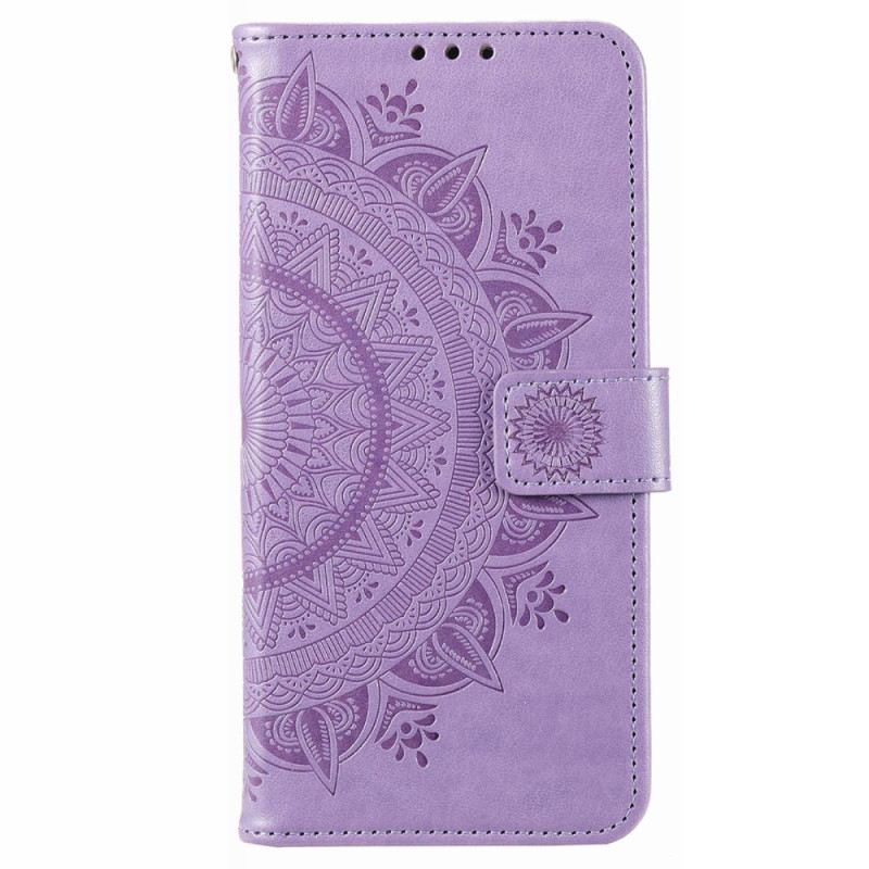Fliptok Poco X4 Pro 5G Mandala Nap Zsinórral