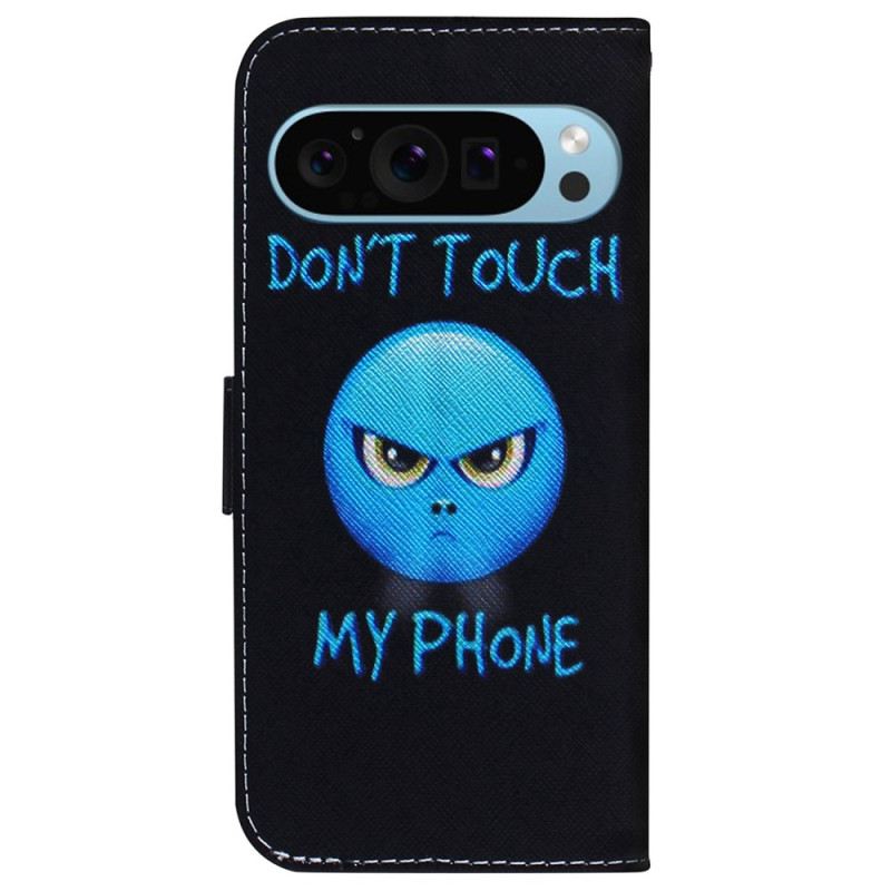 Kinyitható Bőrtok Google Pixel 9 Telefon Emoji
