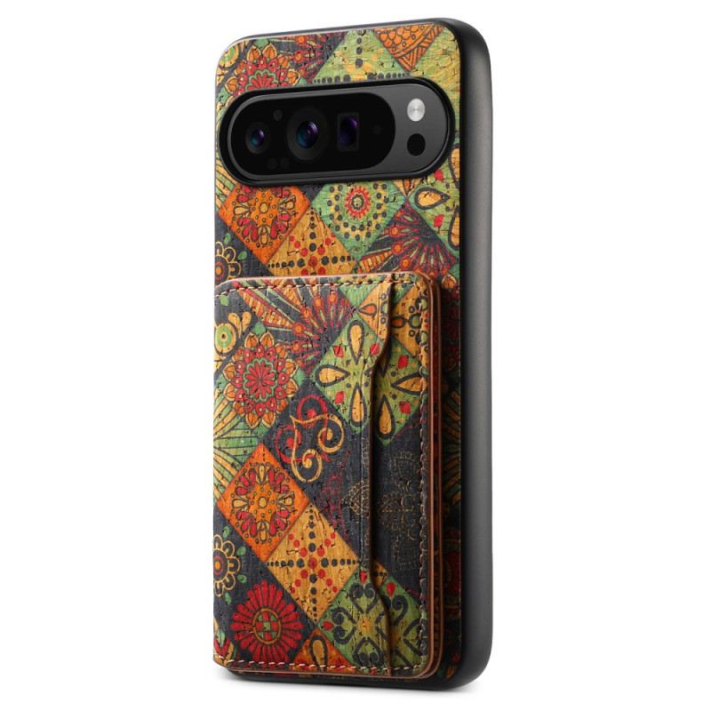 Mobiltelefon Tokok Google Pixel 9 Virágos Kártyatartó