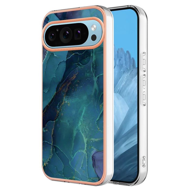 Tok Google Pixel 9 Márvány Dekor Tartógyűrű