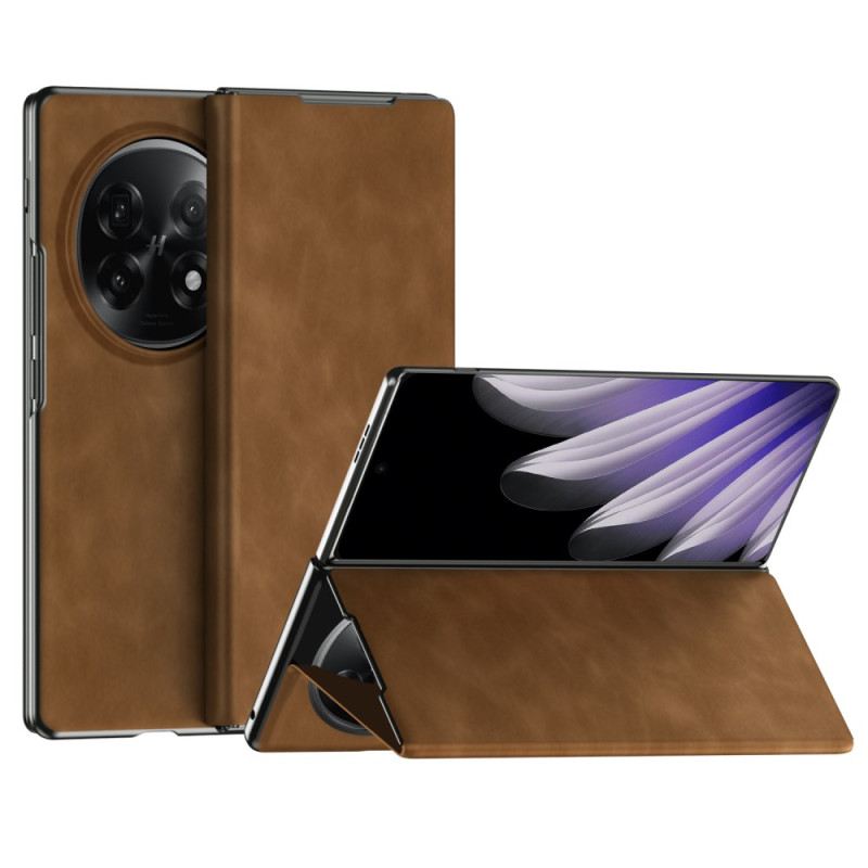 Bőrtok Oppo Find N5 Bőrhatás