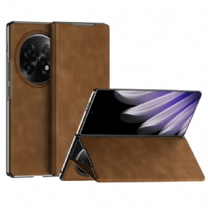 Bőrtok Oppo Find N5 Bőrhatás