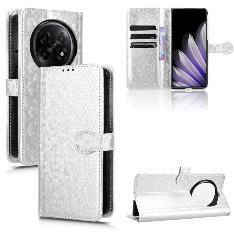 Bőrtok Oppo Find N5 Csillámos Pöttyök