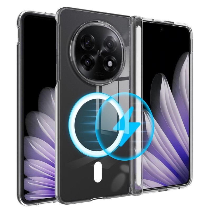 Mobiltelefon Tokok Oppo Find N5 Átlátszó Mágneses