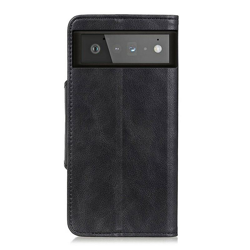Fliptok / Bőrtok Google Pixel 6 Műbőr Gomb